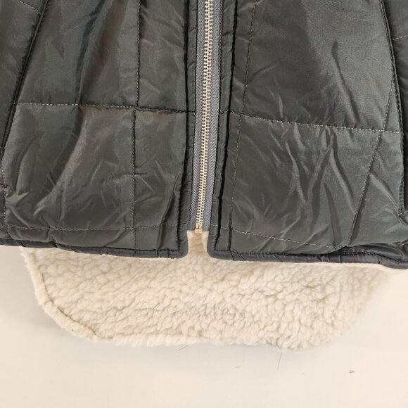Vintage Marks Work Wearhouse Puffer Sherpa Vest Mens Small Gray NWT - Picture 3 of 10